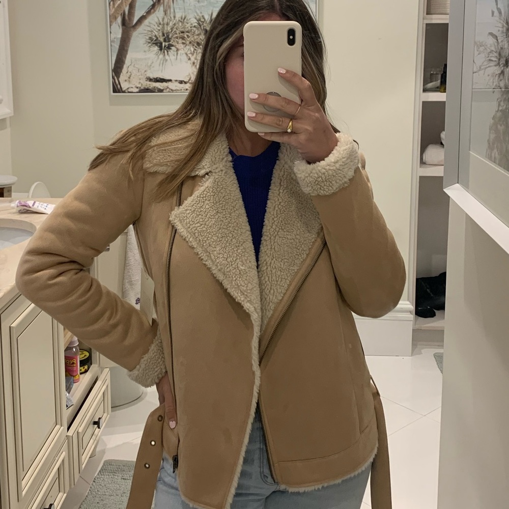NWT Tularosa Griffin Sherpa Coat fleece lined XS